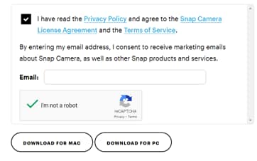 Download Snap Camera for Mac or PC