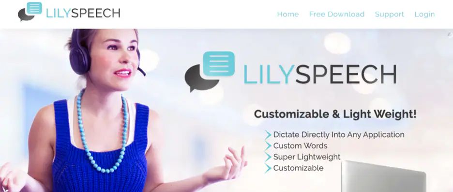 Lilyspeech-homepage