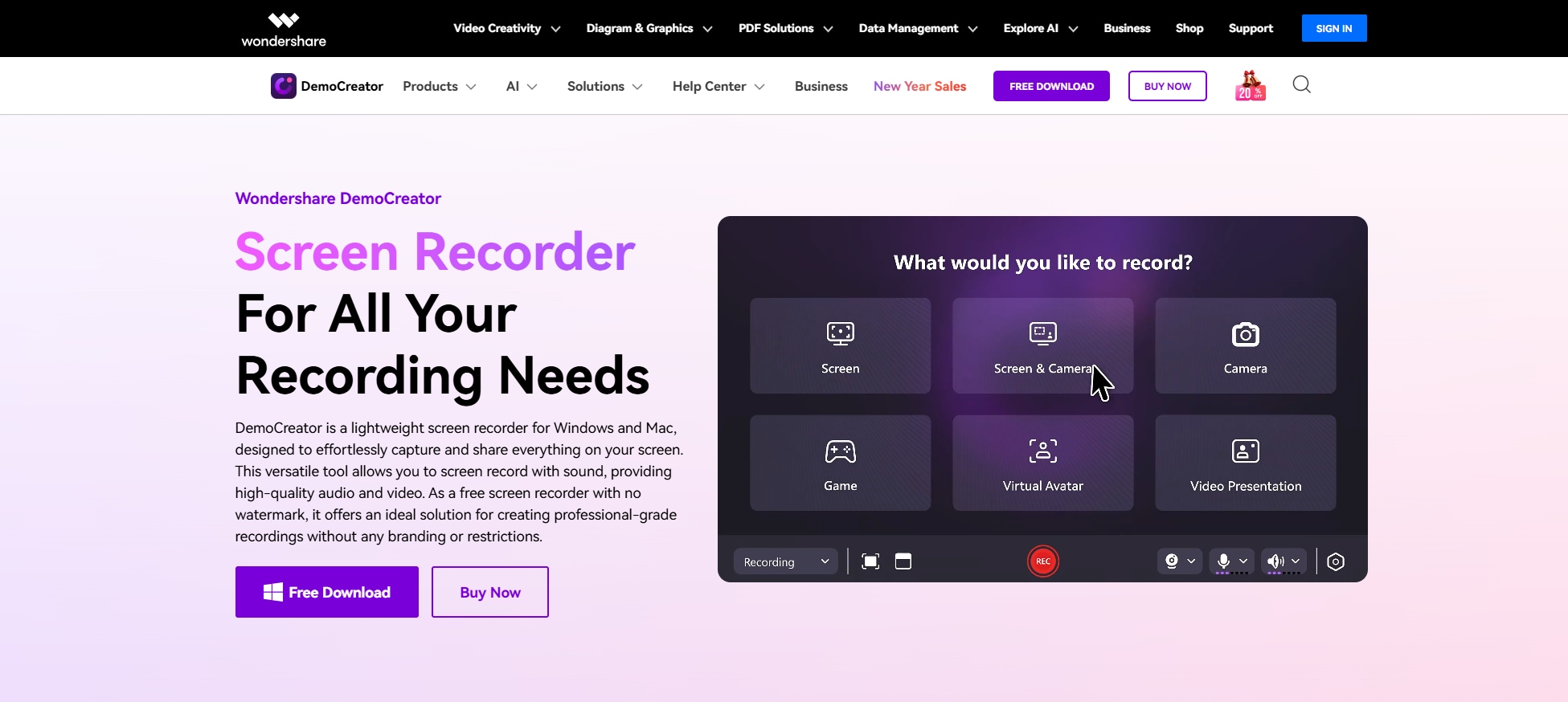 democreator-video-screen-recorder