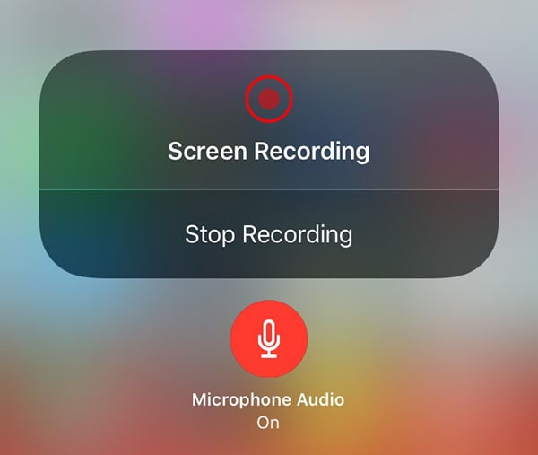 stop iphone recording