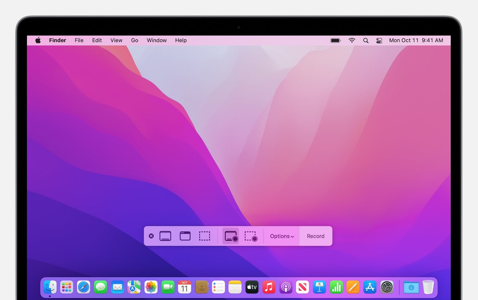 mac os detener grabación de pantalla captura de pantalla