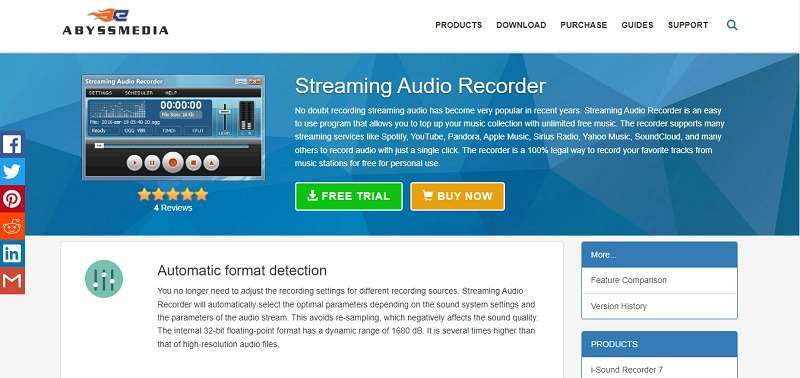 abyssmedia streaming audio recorder