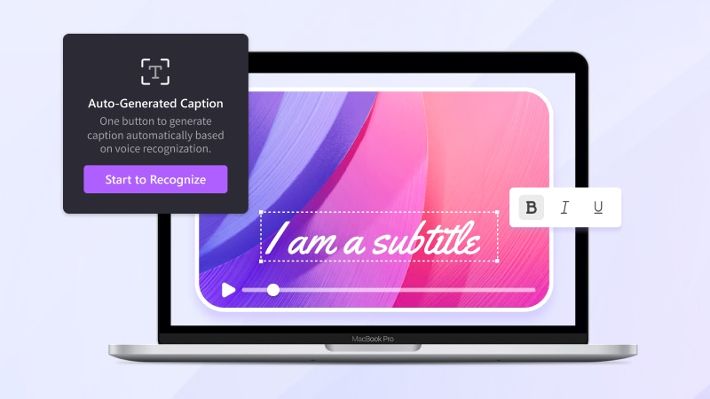 Subtitle Creator for Mac – DemoCreator Auto Caption