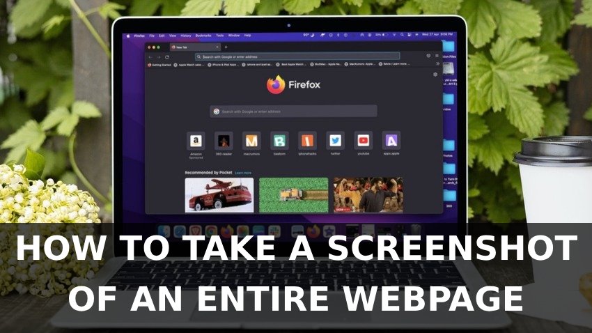 Cómo hacer una captura de pantalla de una página web completa en una Mac