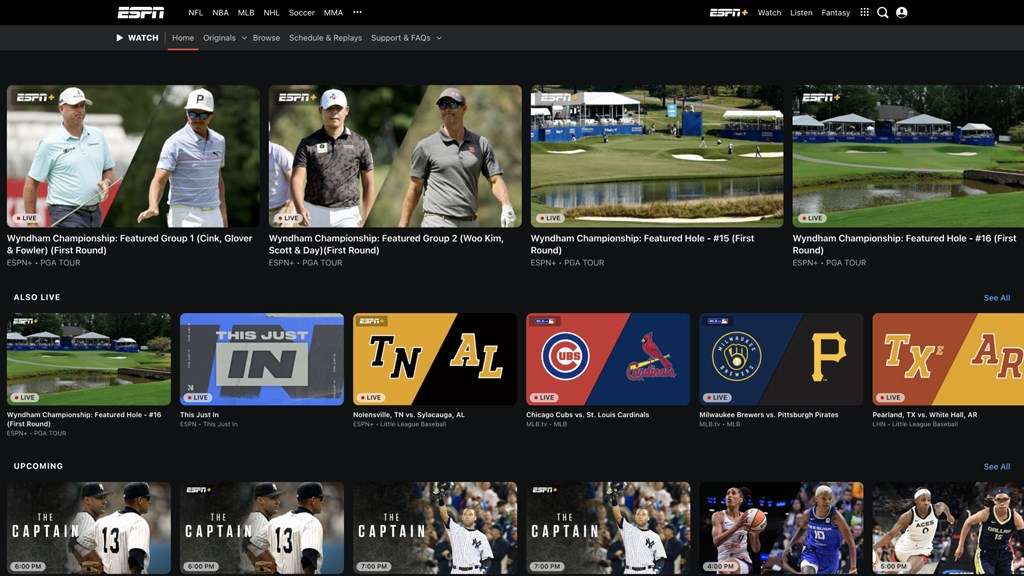 espn streaming sports site 