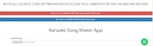 freemediatools mp3 karaoke converter