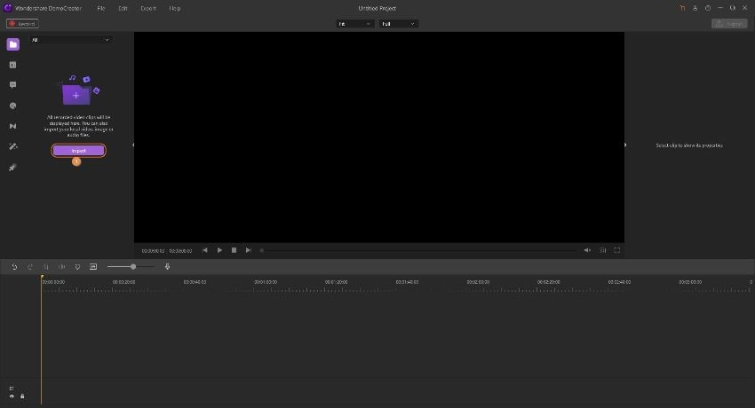 trim video in DemoCreator import vidoes