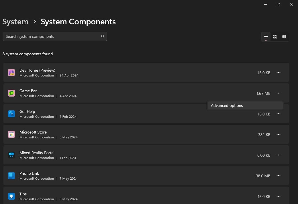 barra de juego opciones avanzadas configuración de windows