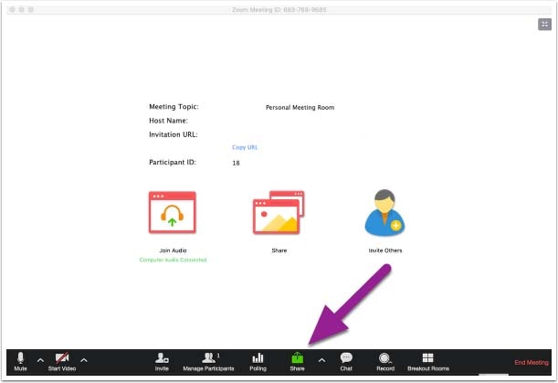 how to upload presentation in zoom