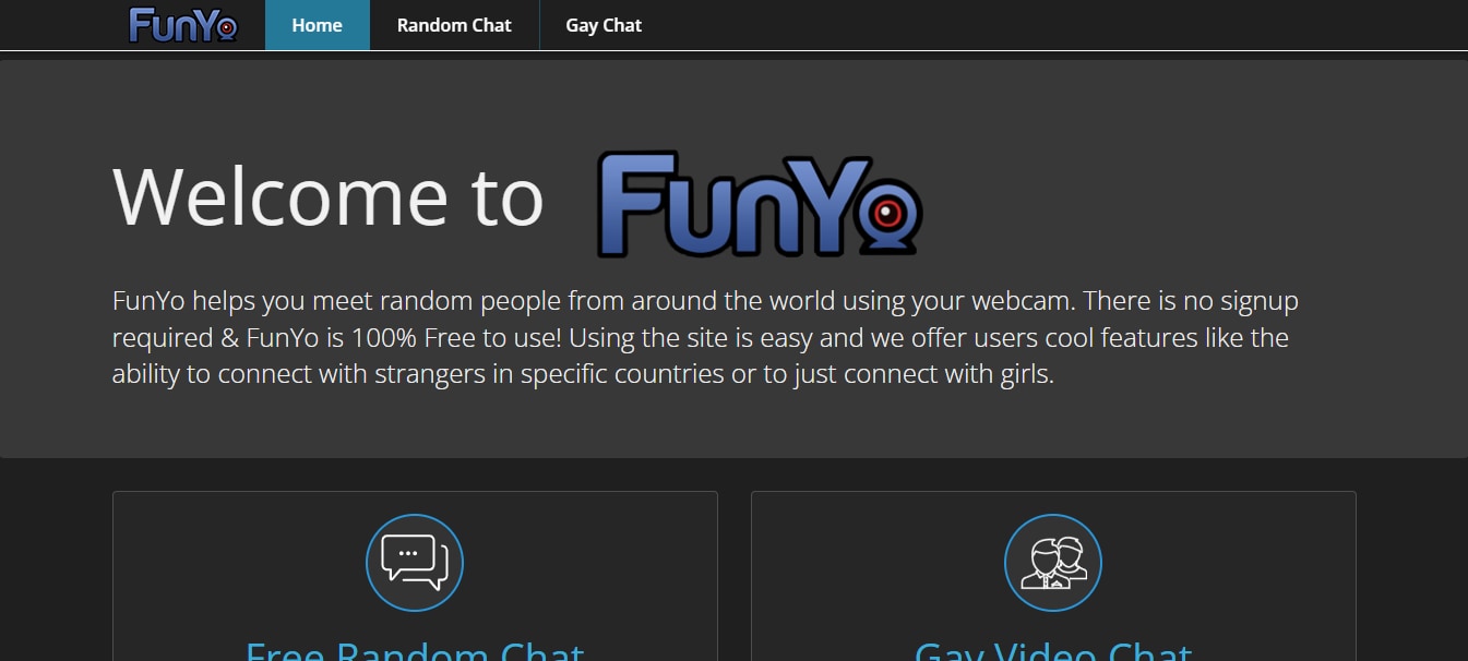 funyo random video chat website