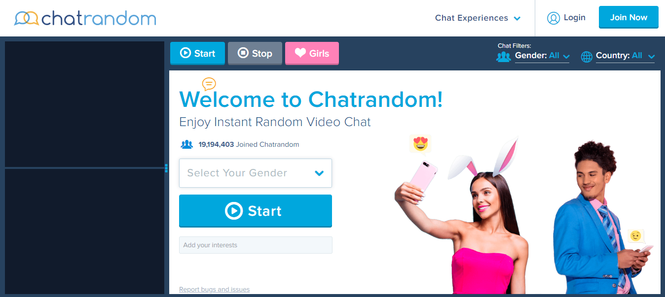 chatrandom video chat website