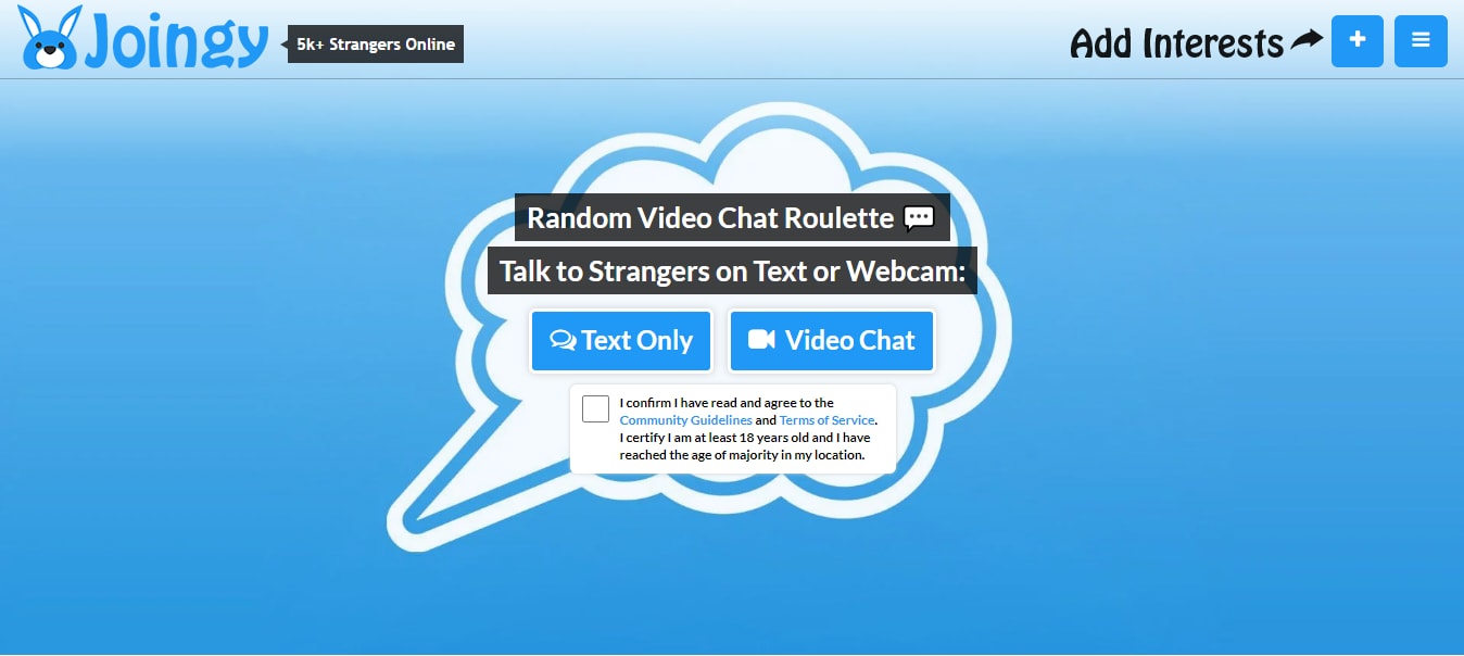 joingy random video chat website