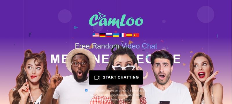 camloo random video chat software