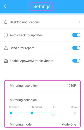 apowermirror screen recorder