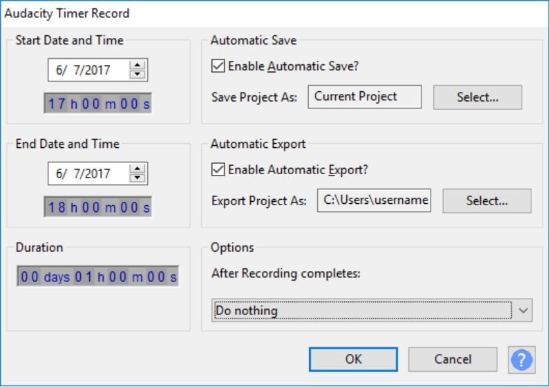 solutions to set timer record