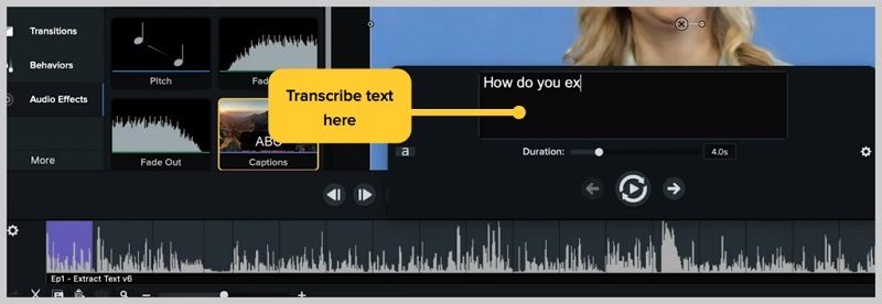 transcrever áudio para texto