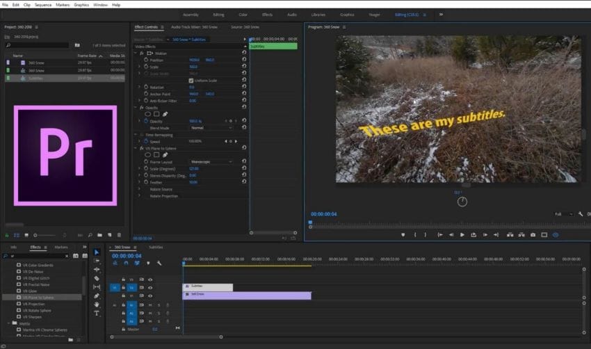 video editor with captions