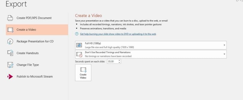video record yourself powerpoint