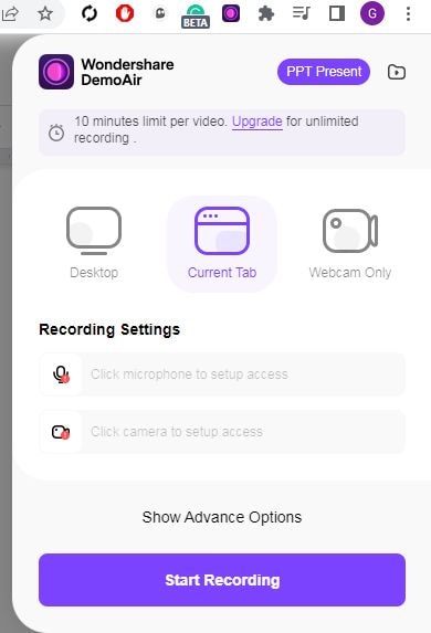 website screen recorder