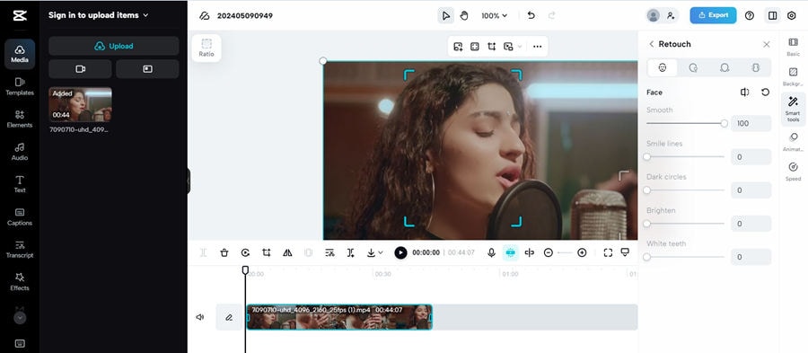 capcut video face editor features