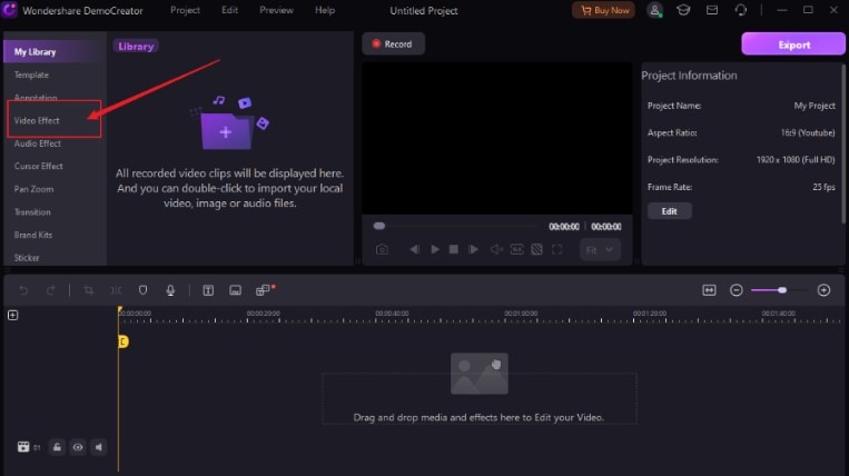 cambiar cara en video con DemoCreator