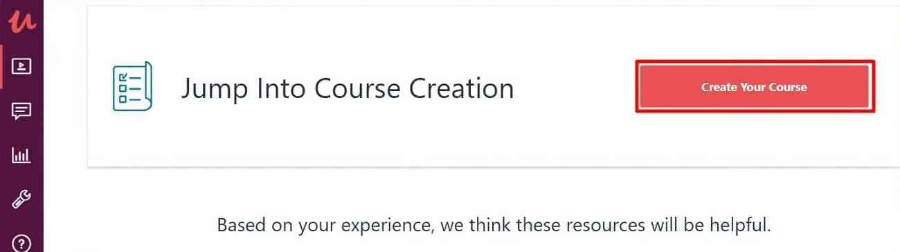 start creating course on udemy