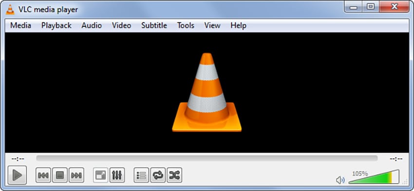 vlc desktop window