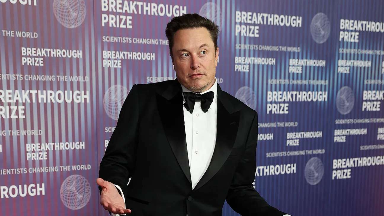 elon musk posing