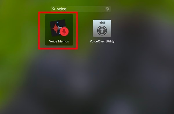 lancer voice memos sur mac