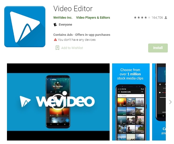 wevideo video editor