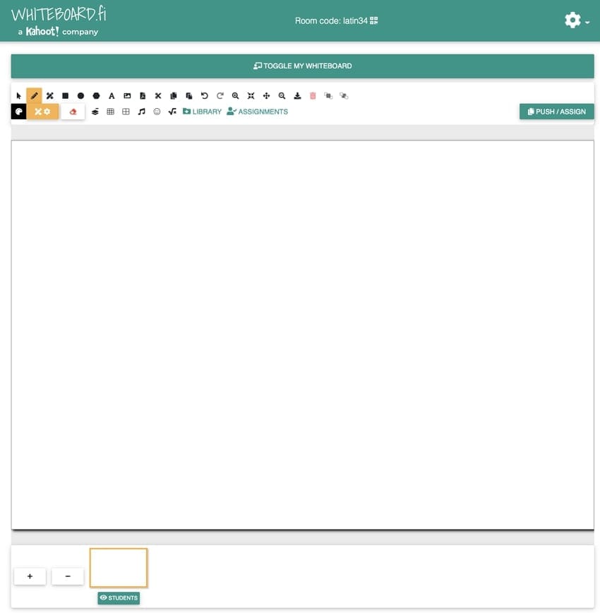 Whiteboard.fi - Online whiteboard for teachers and students