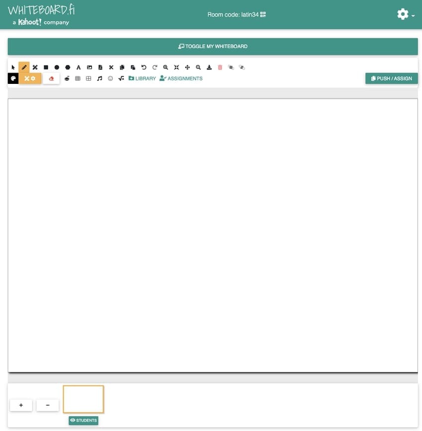 whiteboard.fi online teaching board