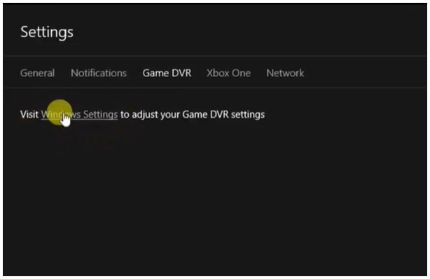 Game DVR tab