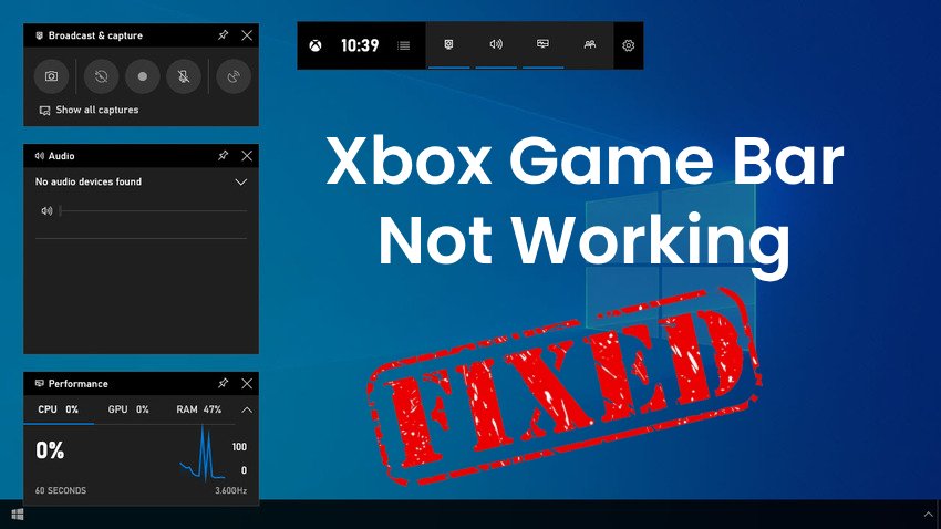 Cómo solucionar el problema de cuando no funciona Xbox Game Bar