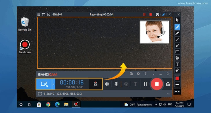 bandicam youtube recording software