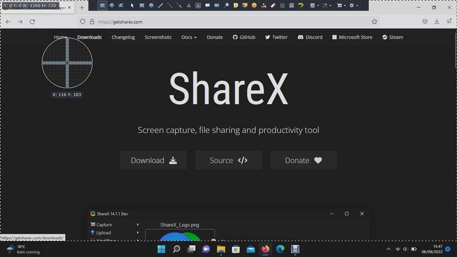 sharex youtube recording software