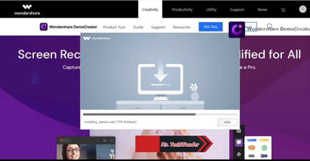 Wondershare DemoCreator installieren