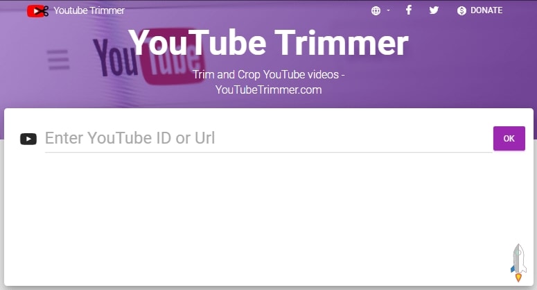 YouTube video trimmer