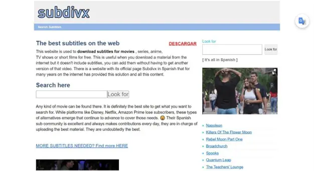 subdivx download subtitles site