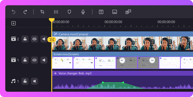 voice changer with audio editing
