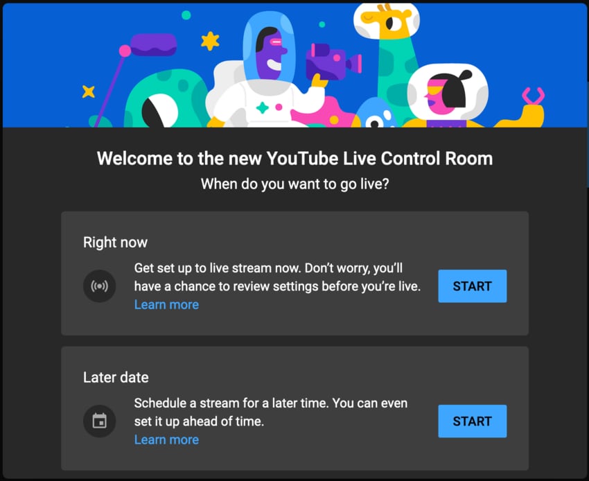 choose live settings