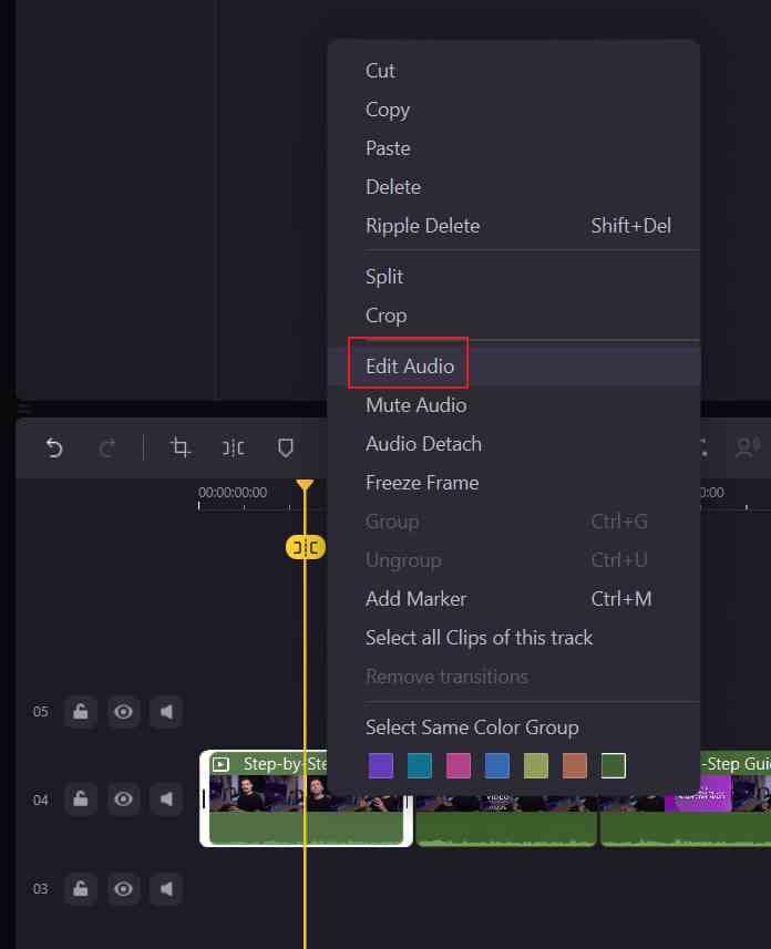 edit audio democreator