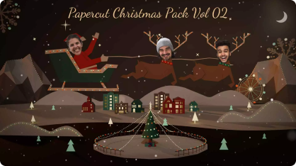 Papercut Christmas Pack Vol 02