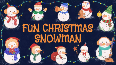Fun Christmas Snowman
