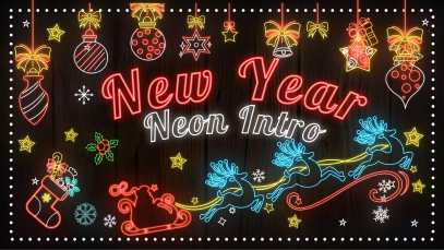 New Year Neon Intro