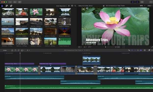 apple final cut pro video editor