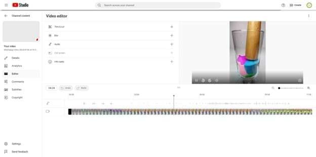 youtube studio video editor