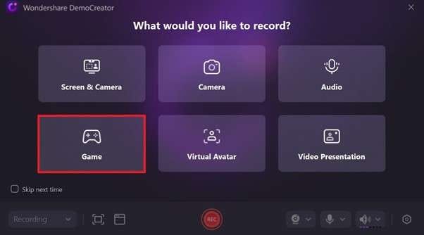 access game recording democreator