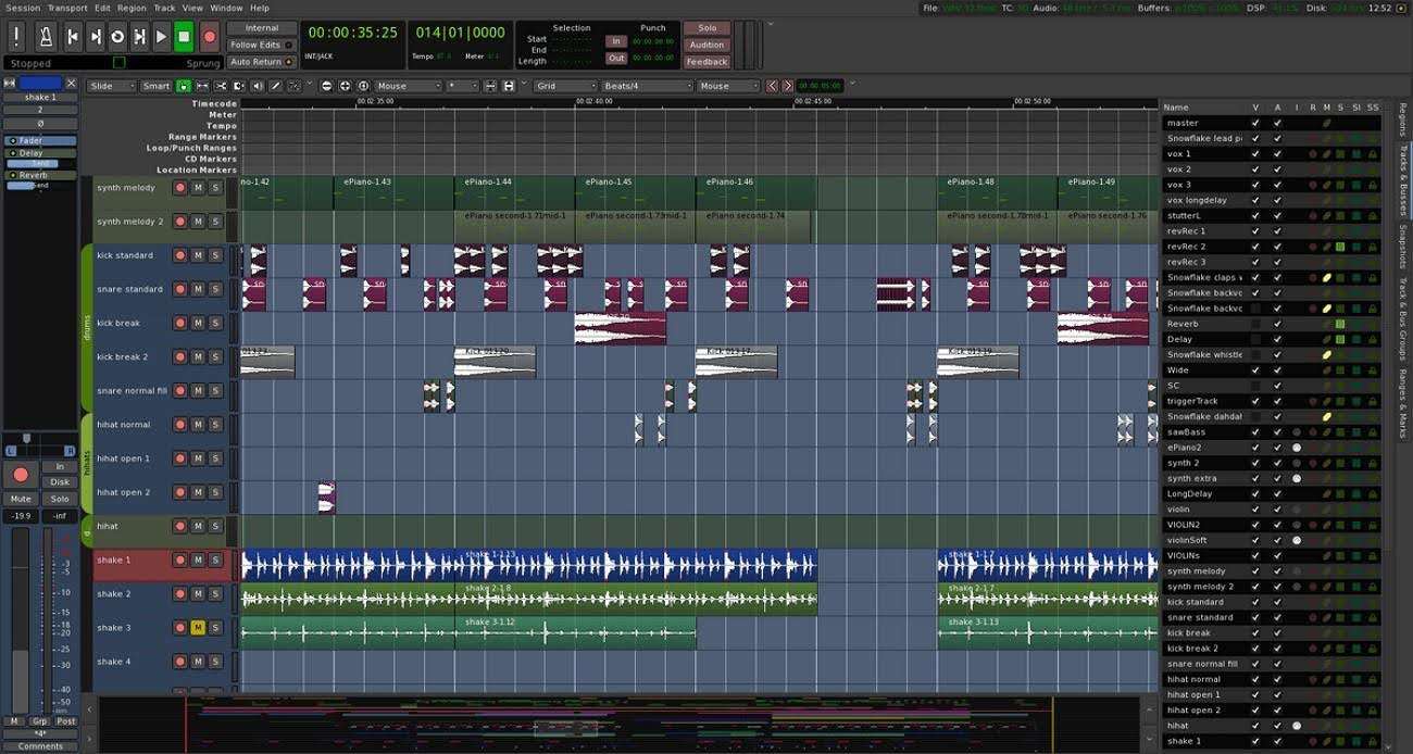 alternative to audacity is ardour