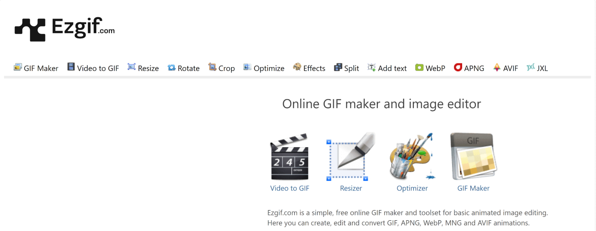 ezgif gif editor